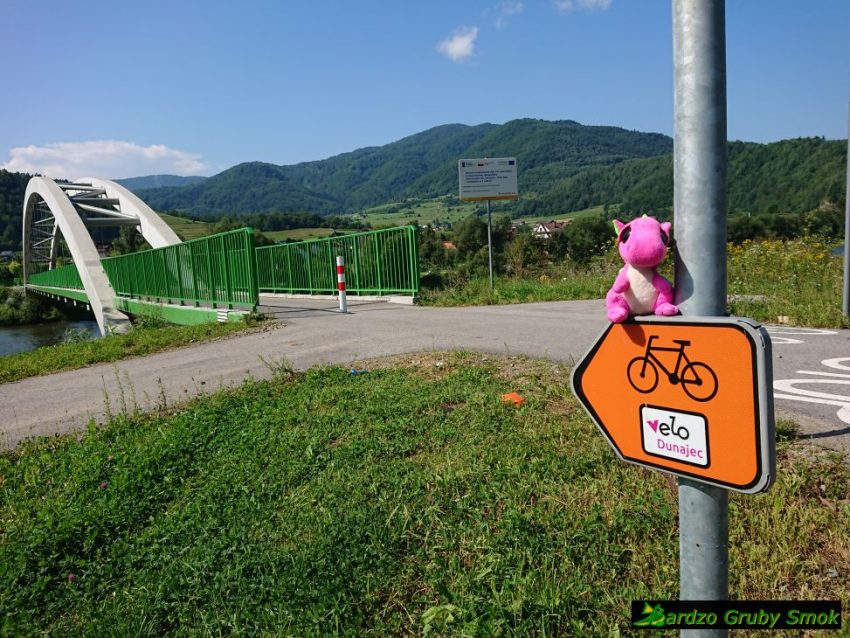 Velo Dunajec - oznaczenie szlaku