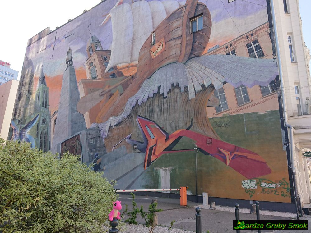 mural w Łodzi