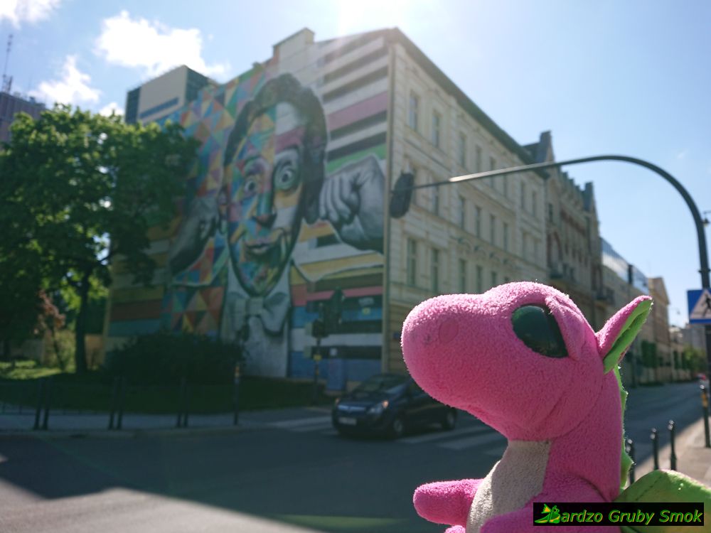 mural w Łodzi