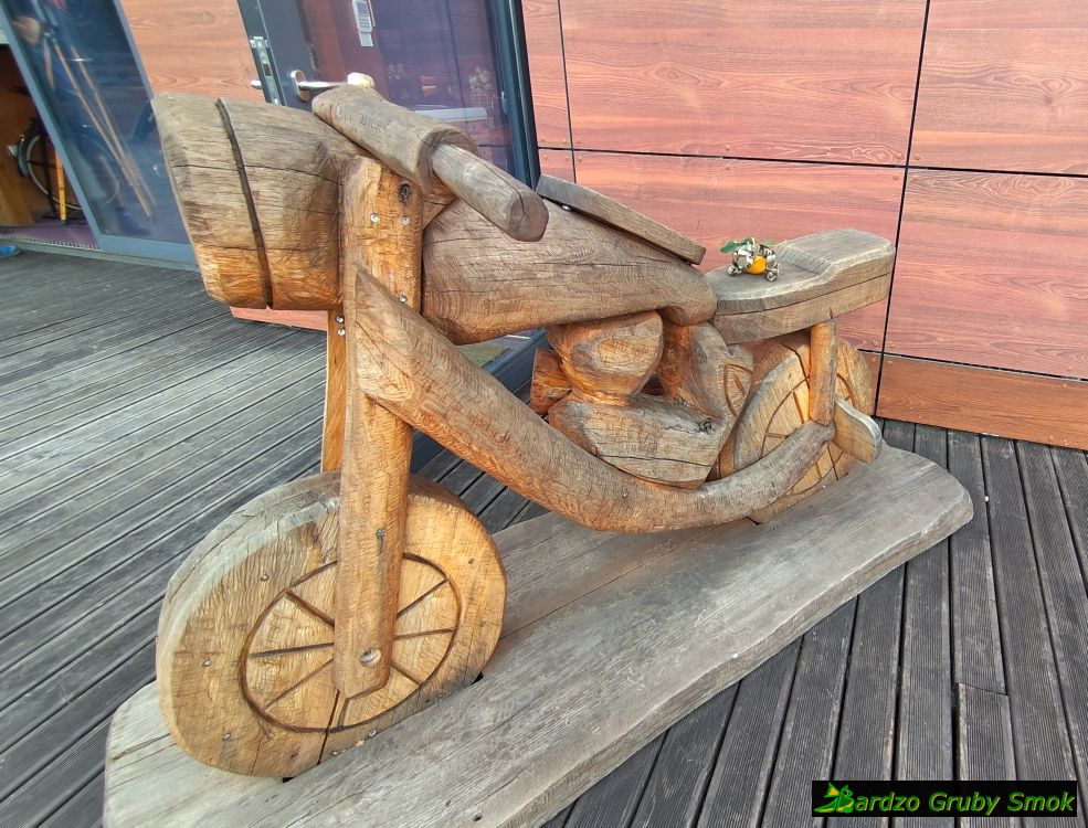 drewniany motorower