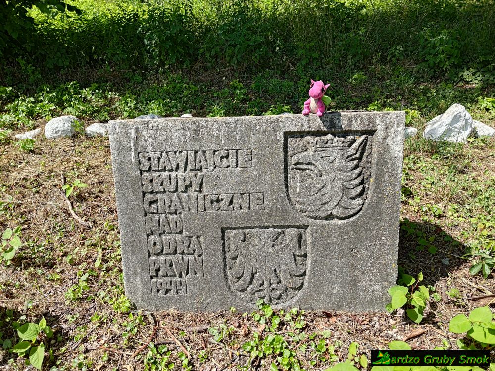 Czelin - pierwszy słup graniczny