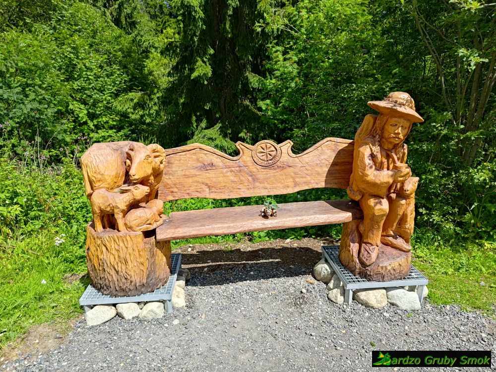 Štrbské Pleso ławeczka