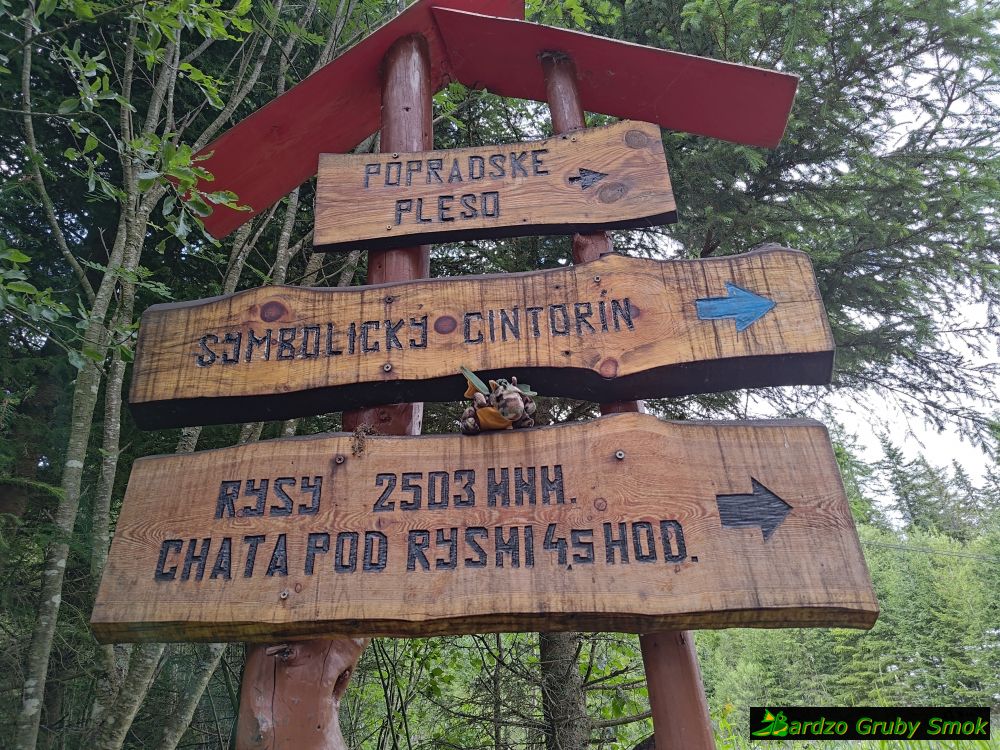 niebieski szlak do Popradske Pleso