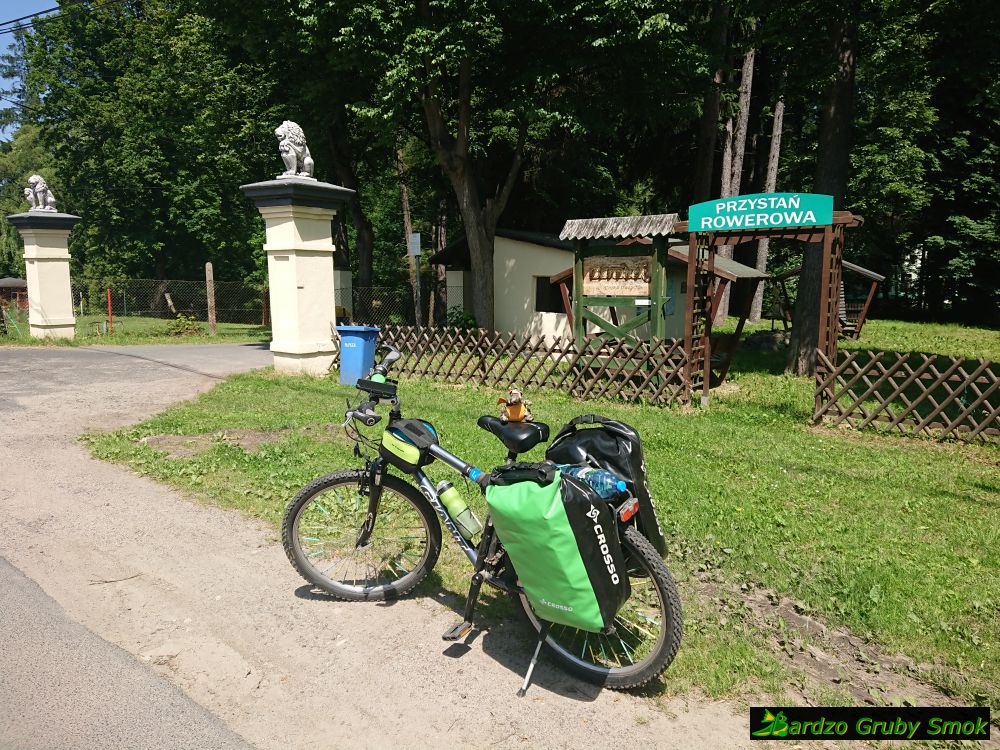 przystań rowerowa Barcinek