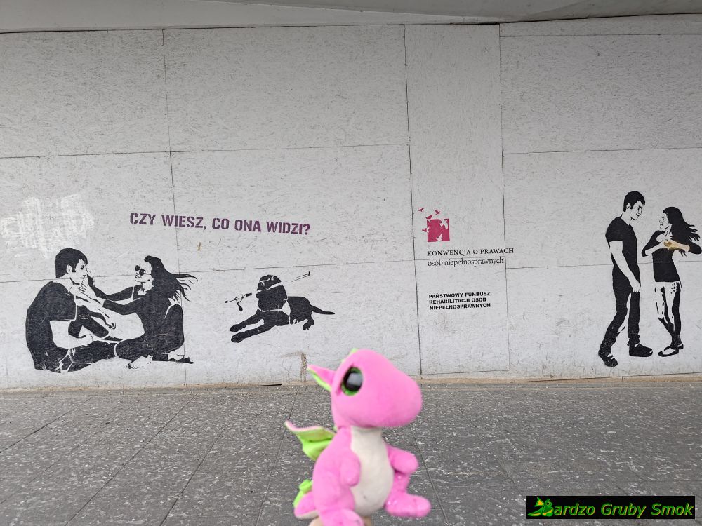 Mural osób niepełnosprawnych