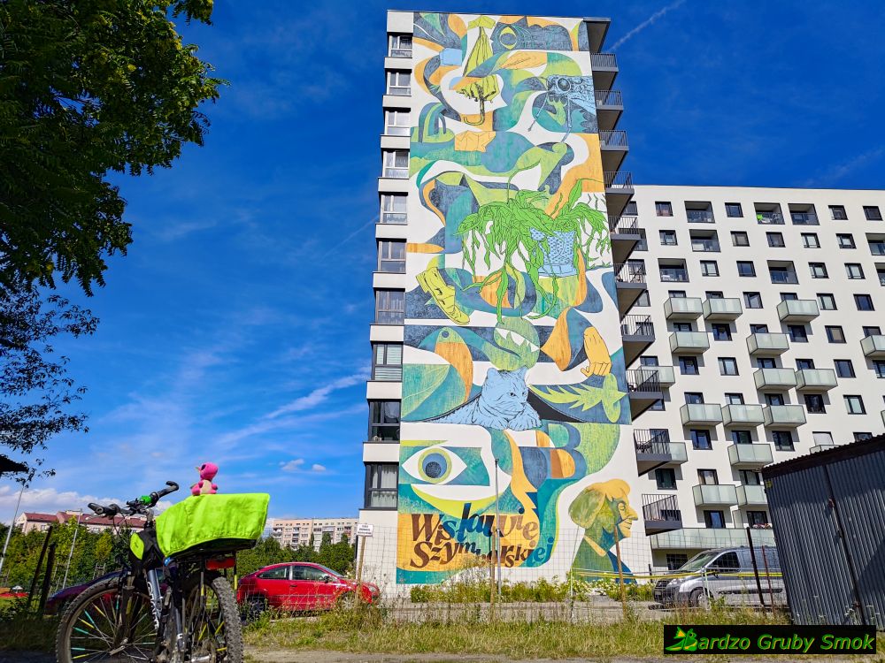 mural Wisławy Szymborskiej