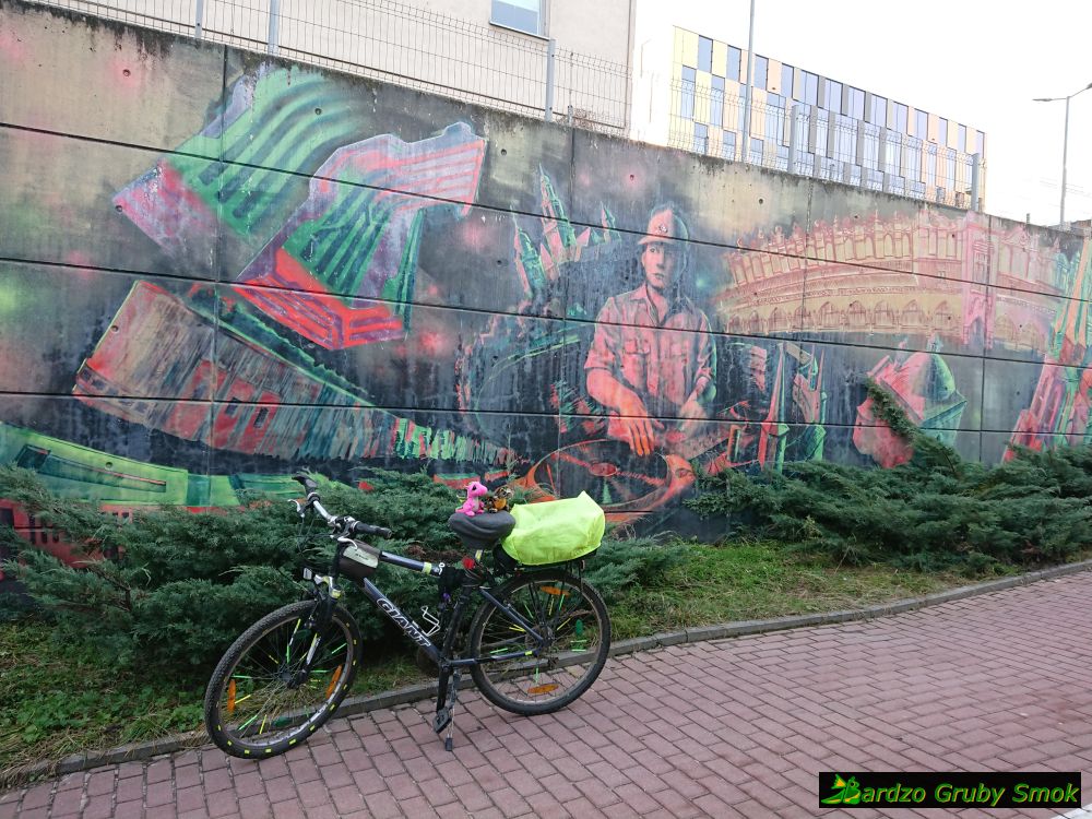 mural przy PKP