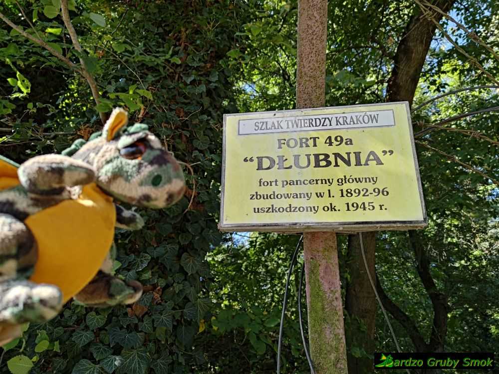 Fort 49a Dłubnia tabliczka