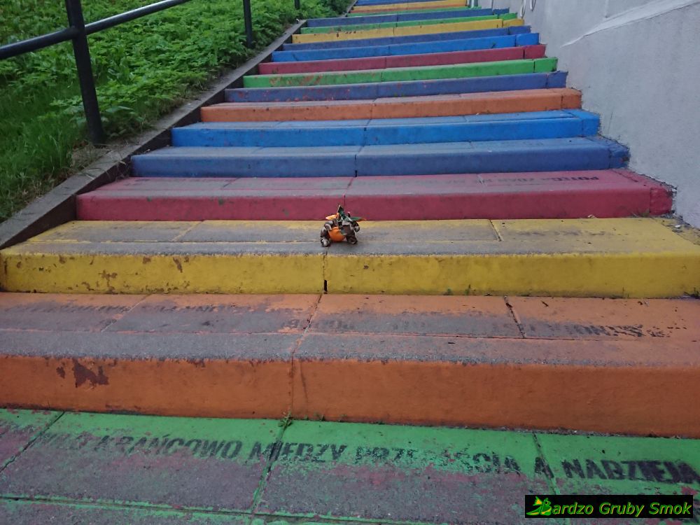 kolorowe schody