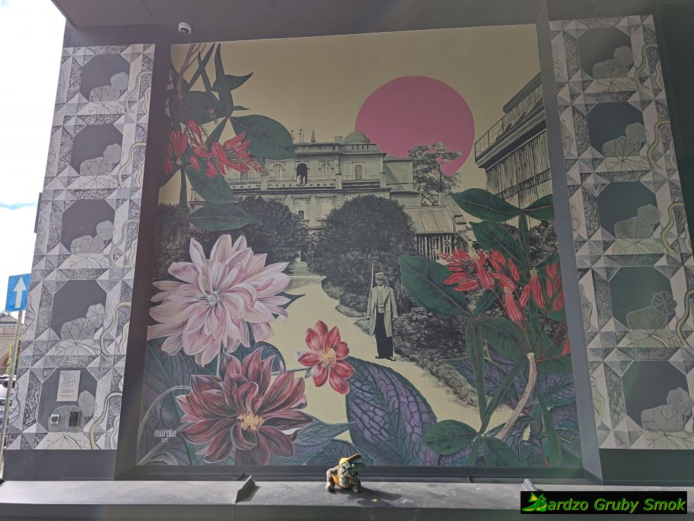 mural roślinny