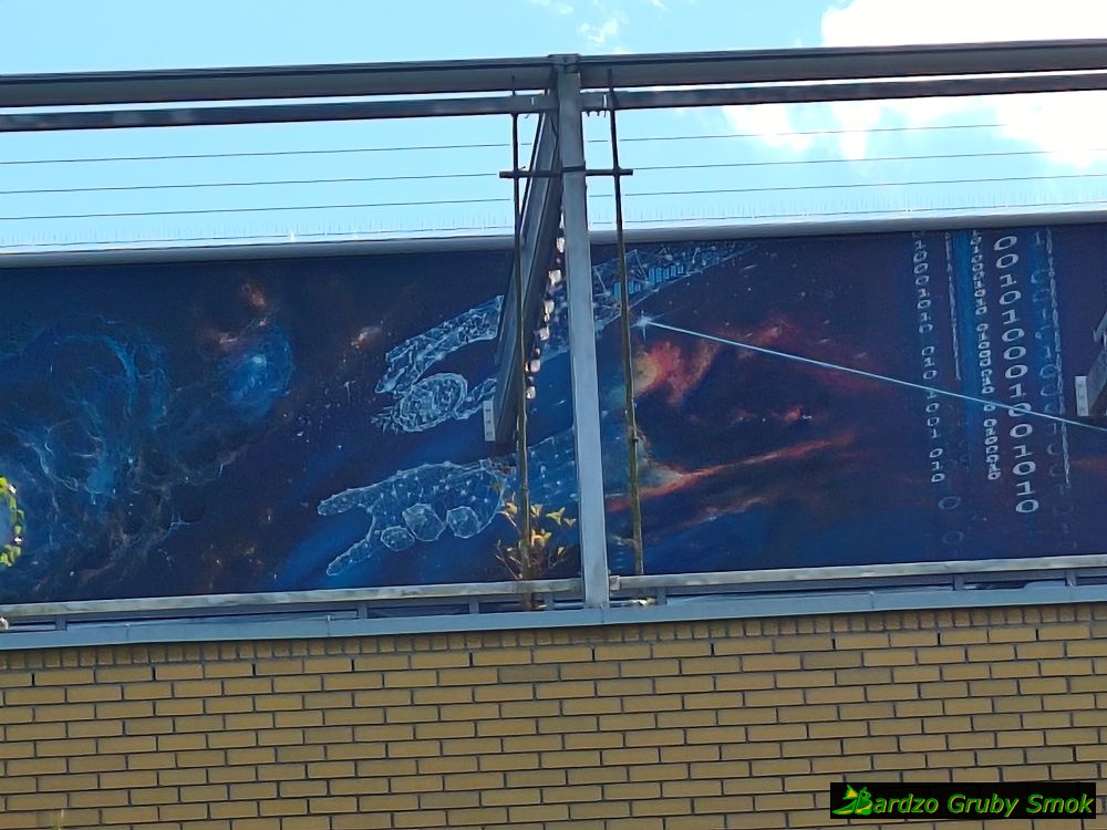 mural Alegoria Matematyki i Informatyki