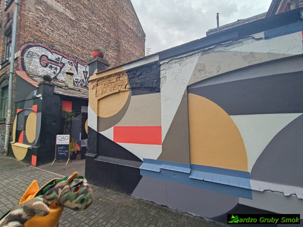 mural geometryczny