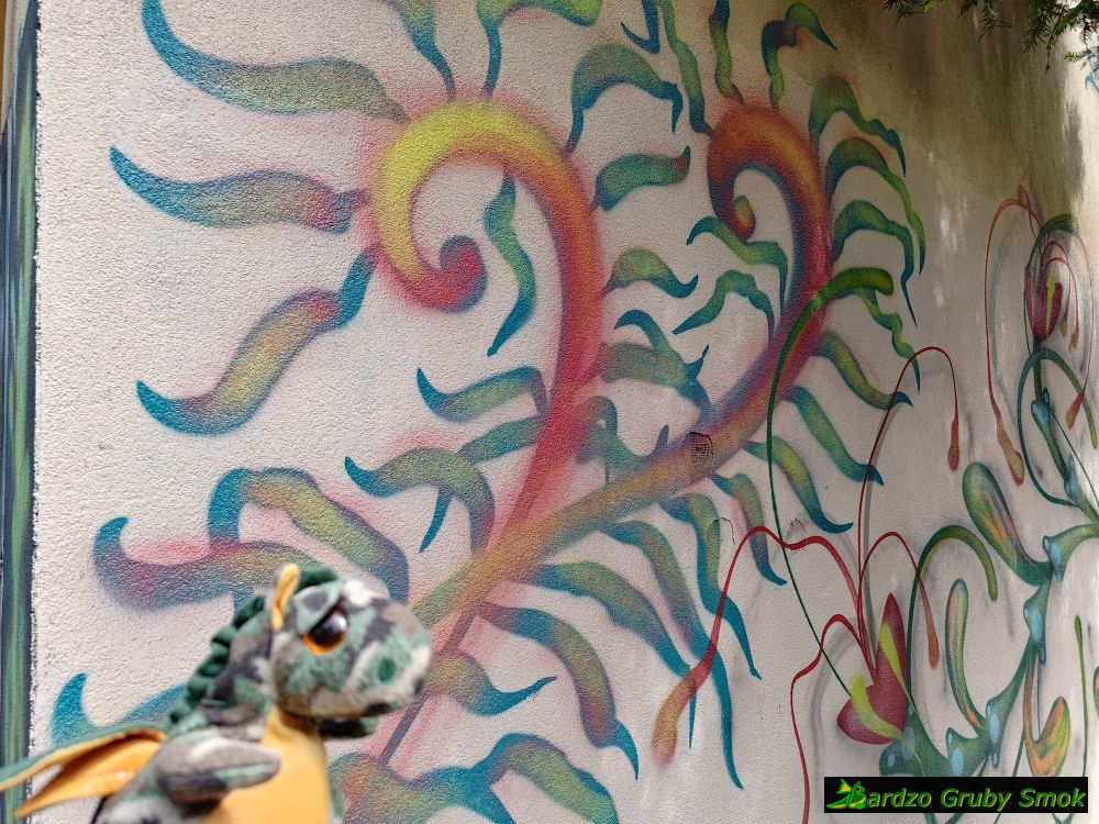 mural na SP2 Mikołaja Rejsa