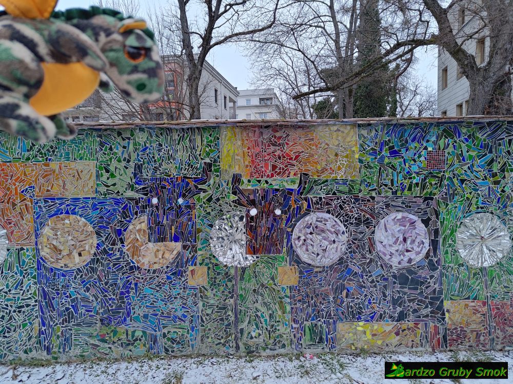 witraż przy Młynówce