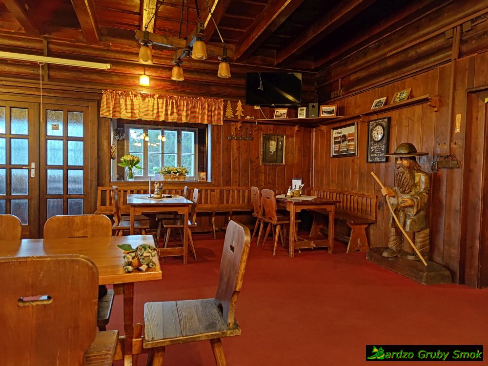 Masarykowa Chata w środku