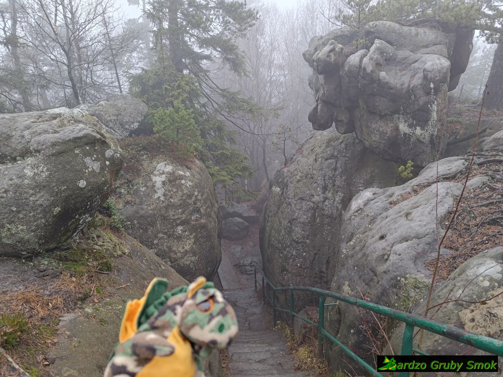 formacje skalne na Szczelińcu