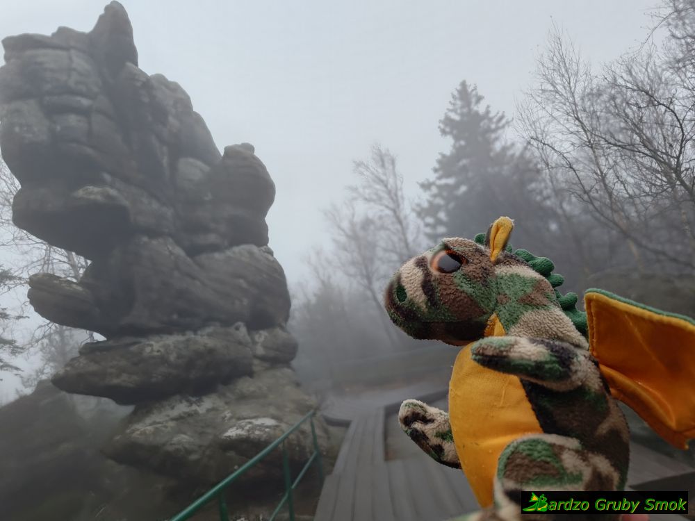 formacje skalne na Szczelińcu