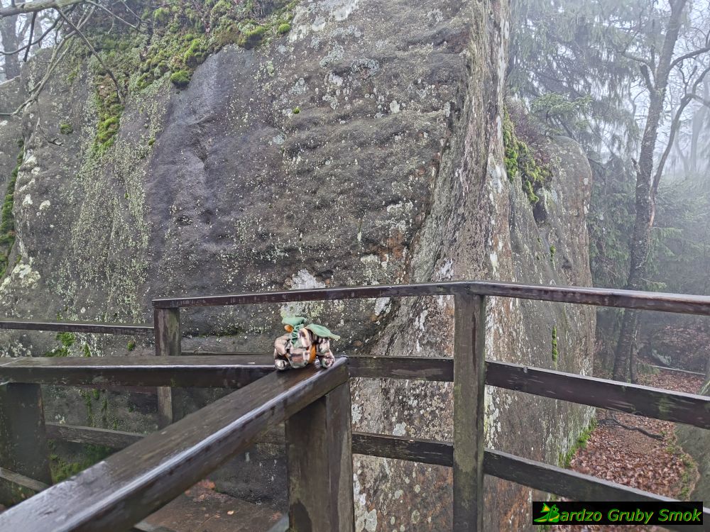 formacje skalne na Szczelińcu