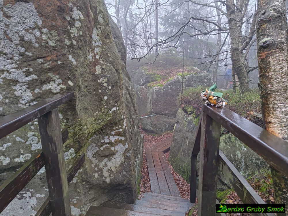 formacje skalne na Szczelińcu