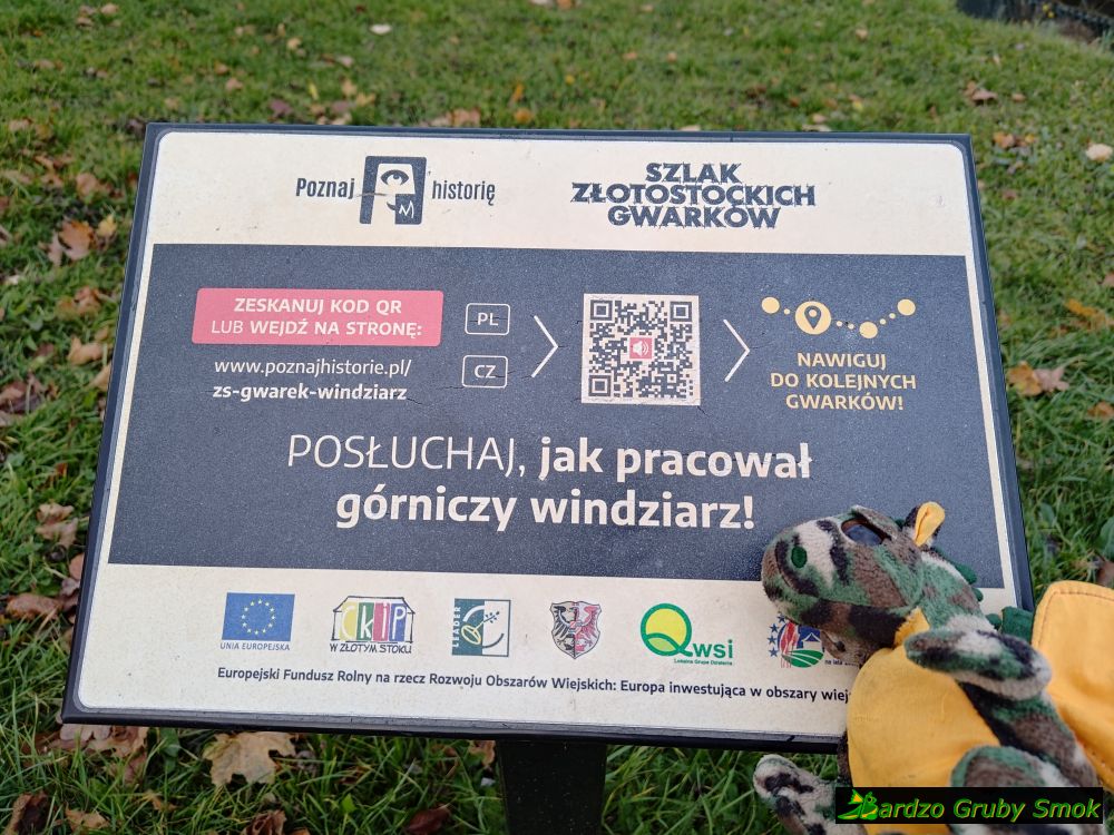 kody QR na szlaku złotostockich gwarków