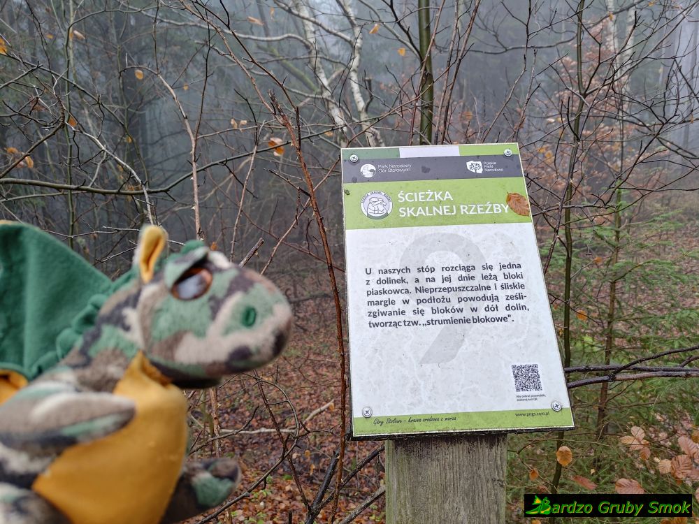 ścieżka skalnej rzeźby