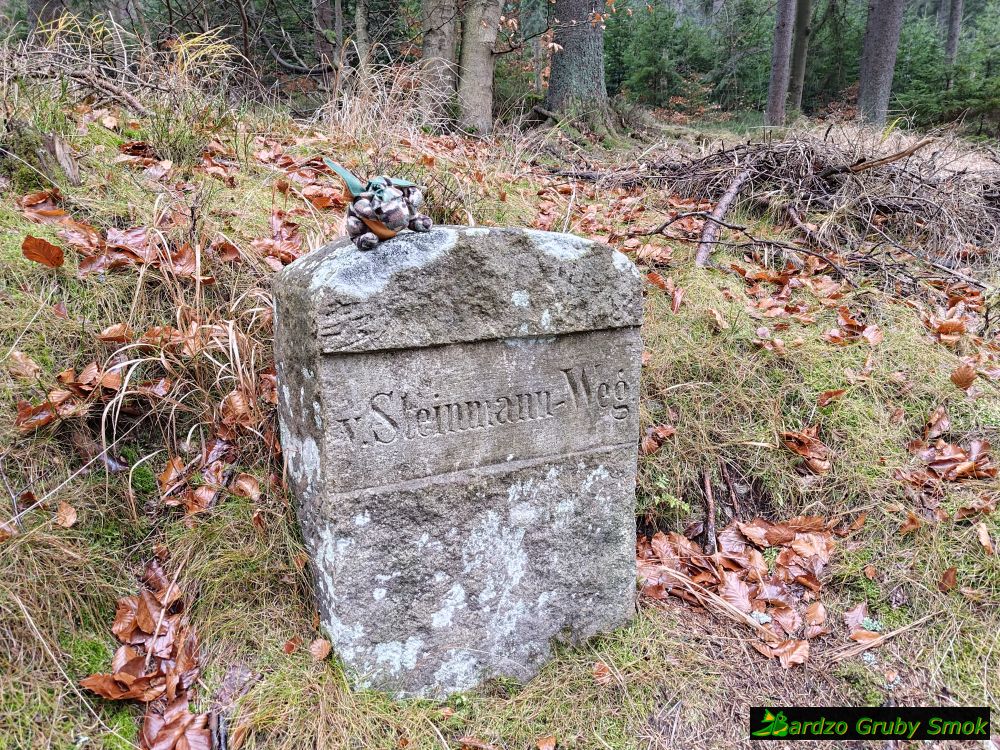 słupek na szlaku