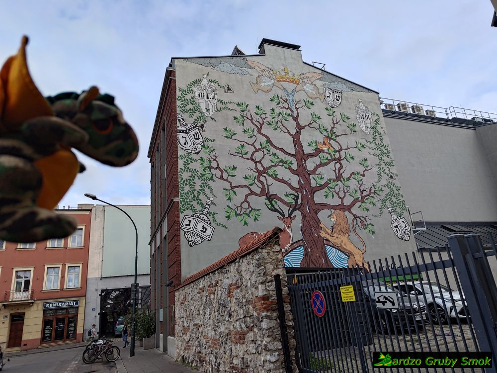 mural drzewo
