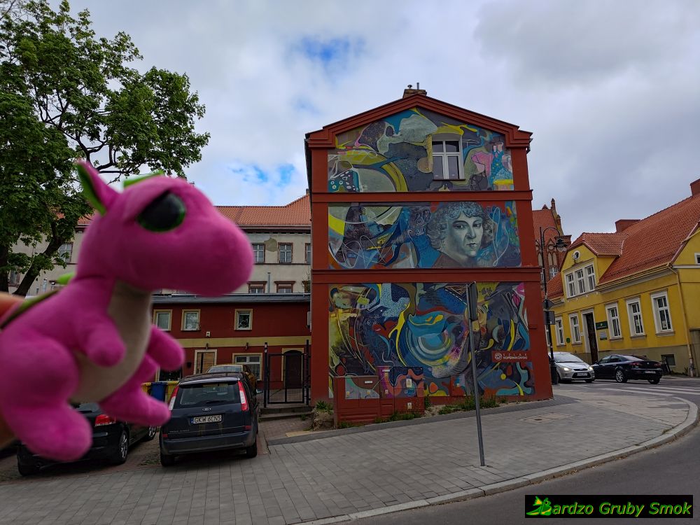 mural z Kopernikiem