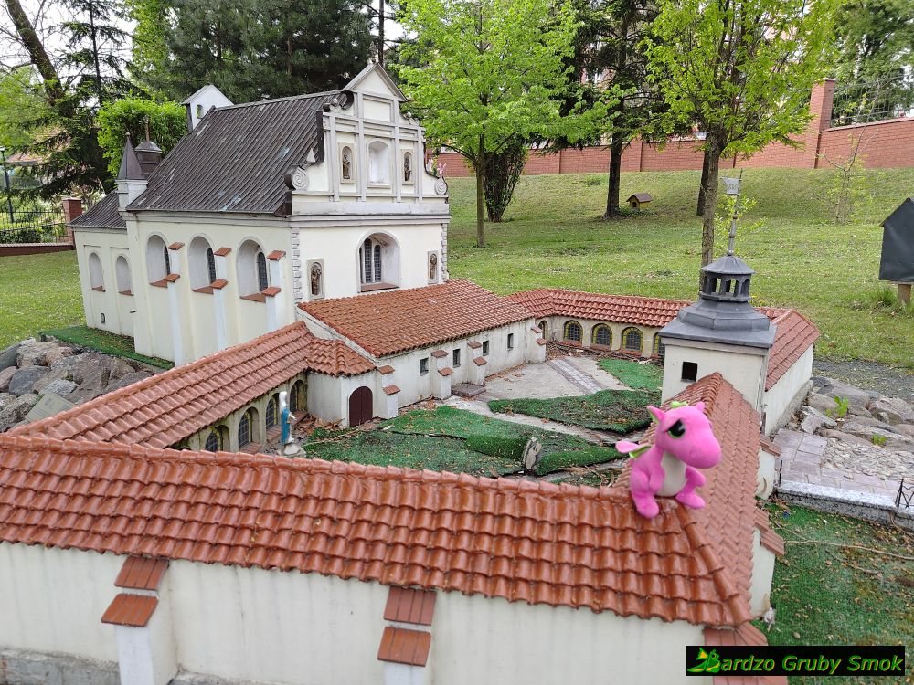 klasztor w Świeciu w parku miniatur
