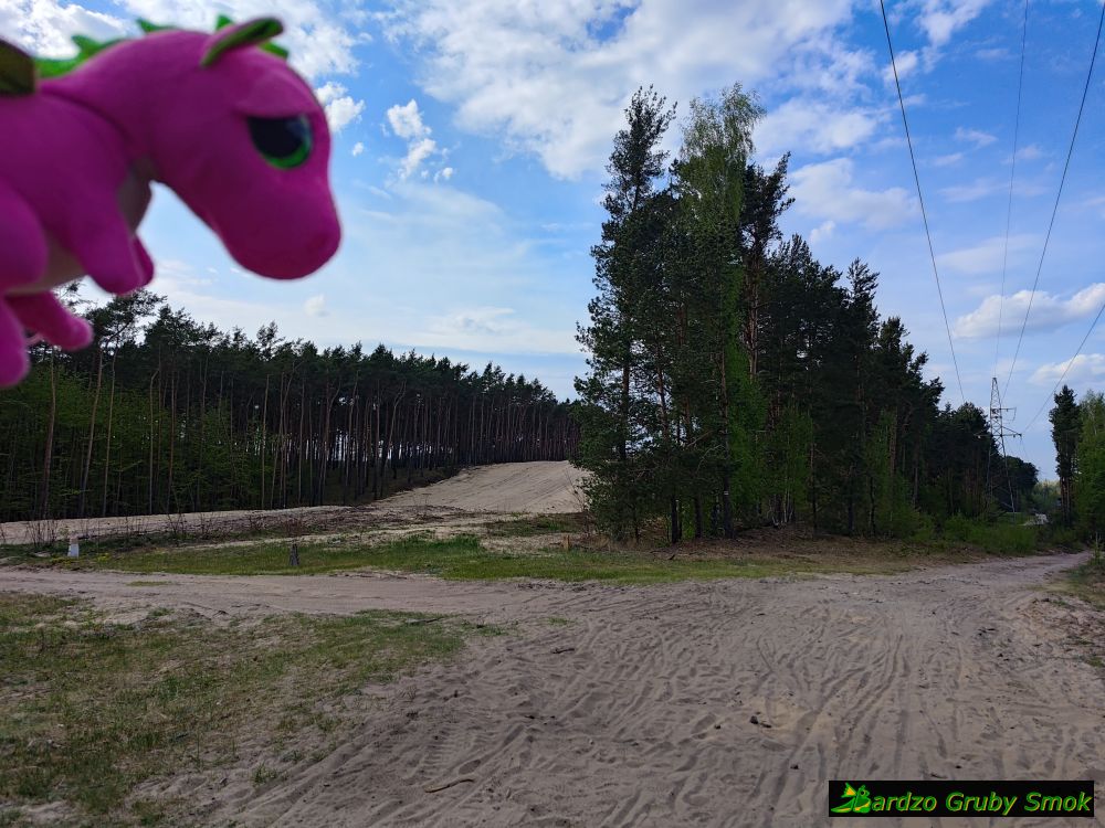 piasek na trasie WTR