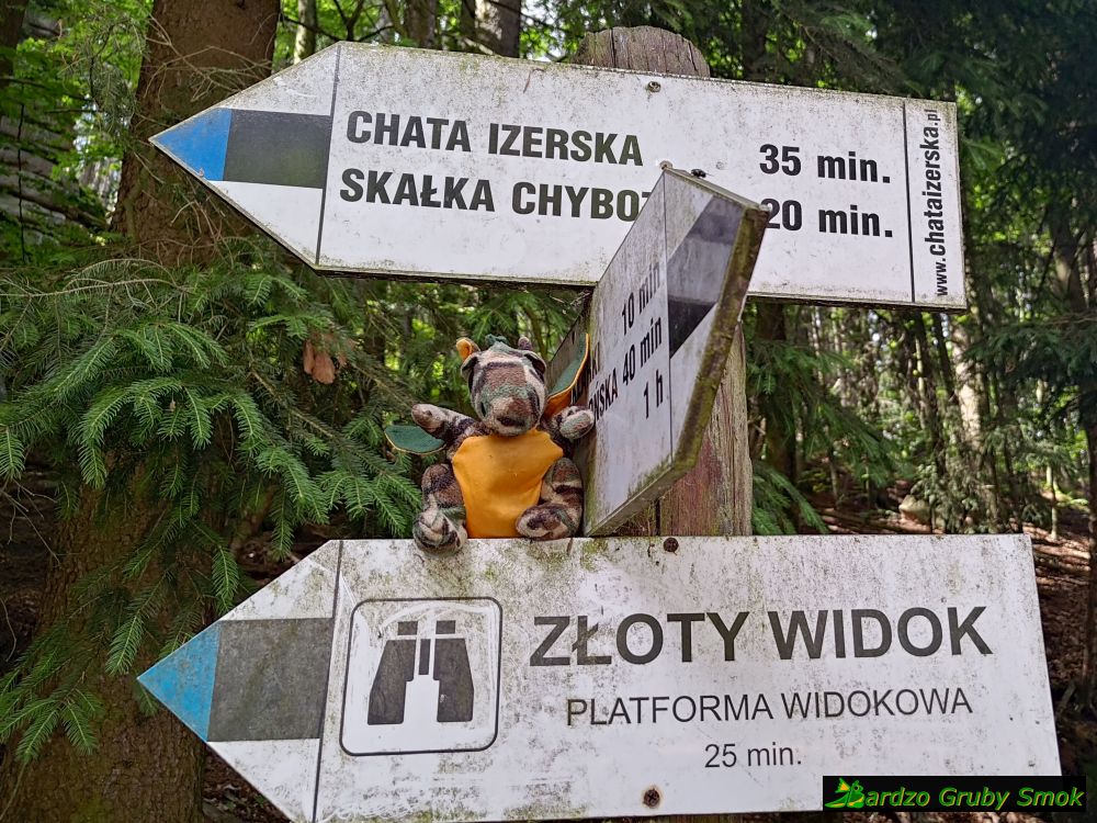drogowskaz do Złotego Widoku