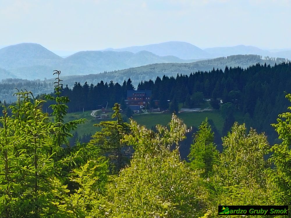 widok na schronisko Orzeł
