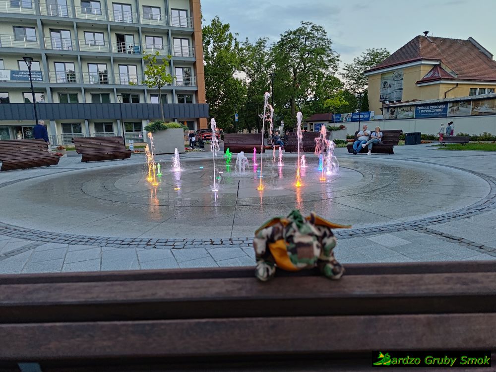 Busko Zdrój - fontanna