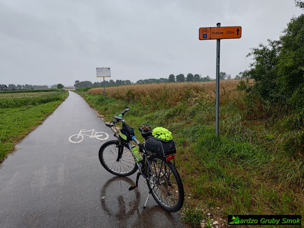 EuroVelo 11 w okolicy Kazimierzy Wielkiej