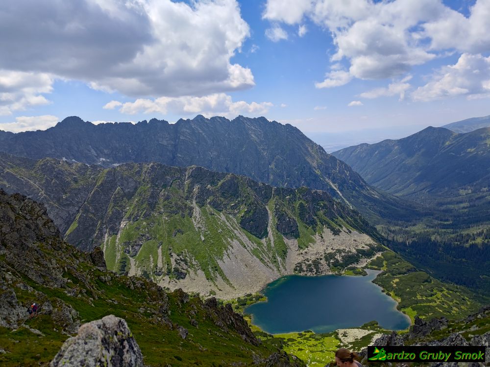 Szpiglasowy Wierch - widok na Czarny Staw Polski