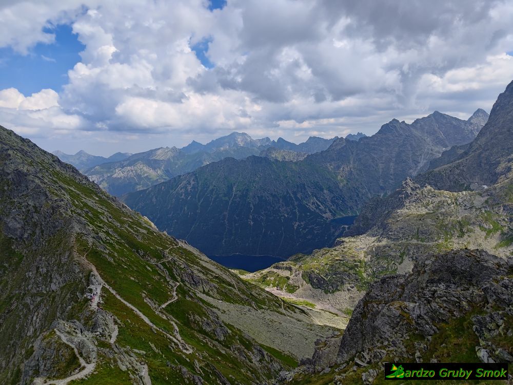 Szpiglasowy Wierch - widok na Moko