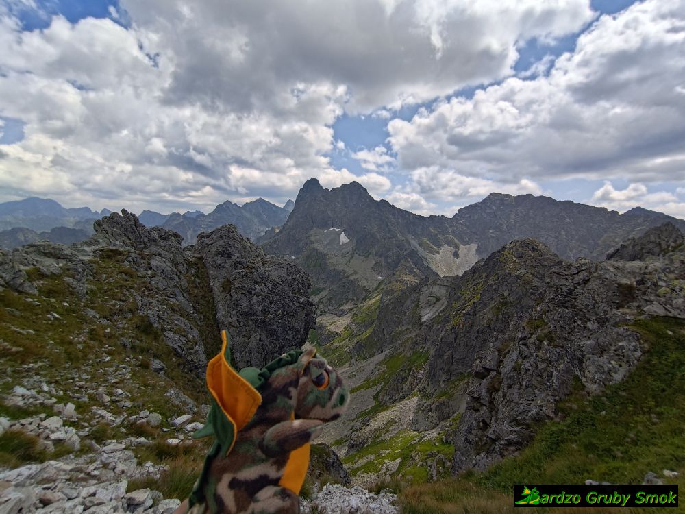 Szpiglasowy Wierch - widok na Rysy