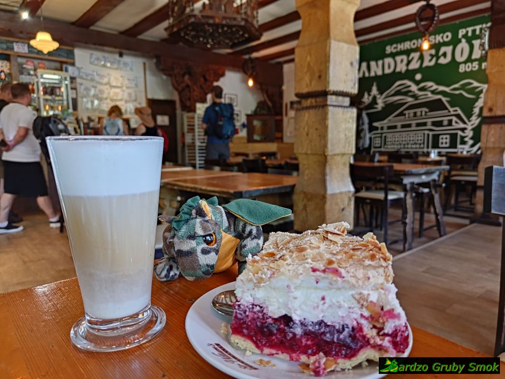 kawa i ciastko w Andrzejówce